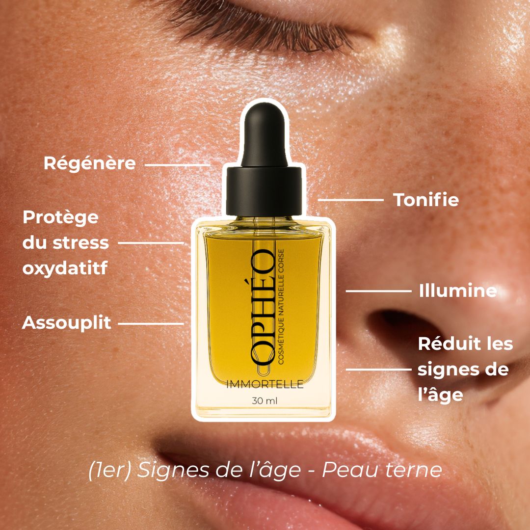 Huile Visage Immortelle Régénérante