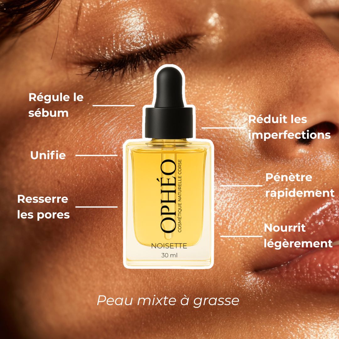 Huile Visage Noisette Régulatrice