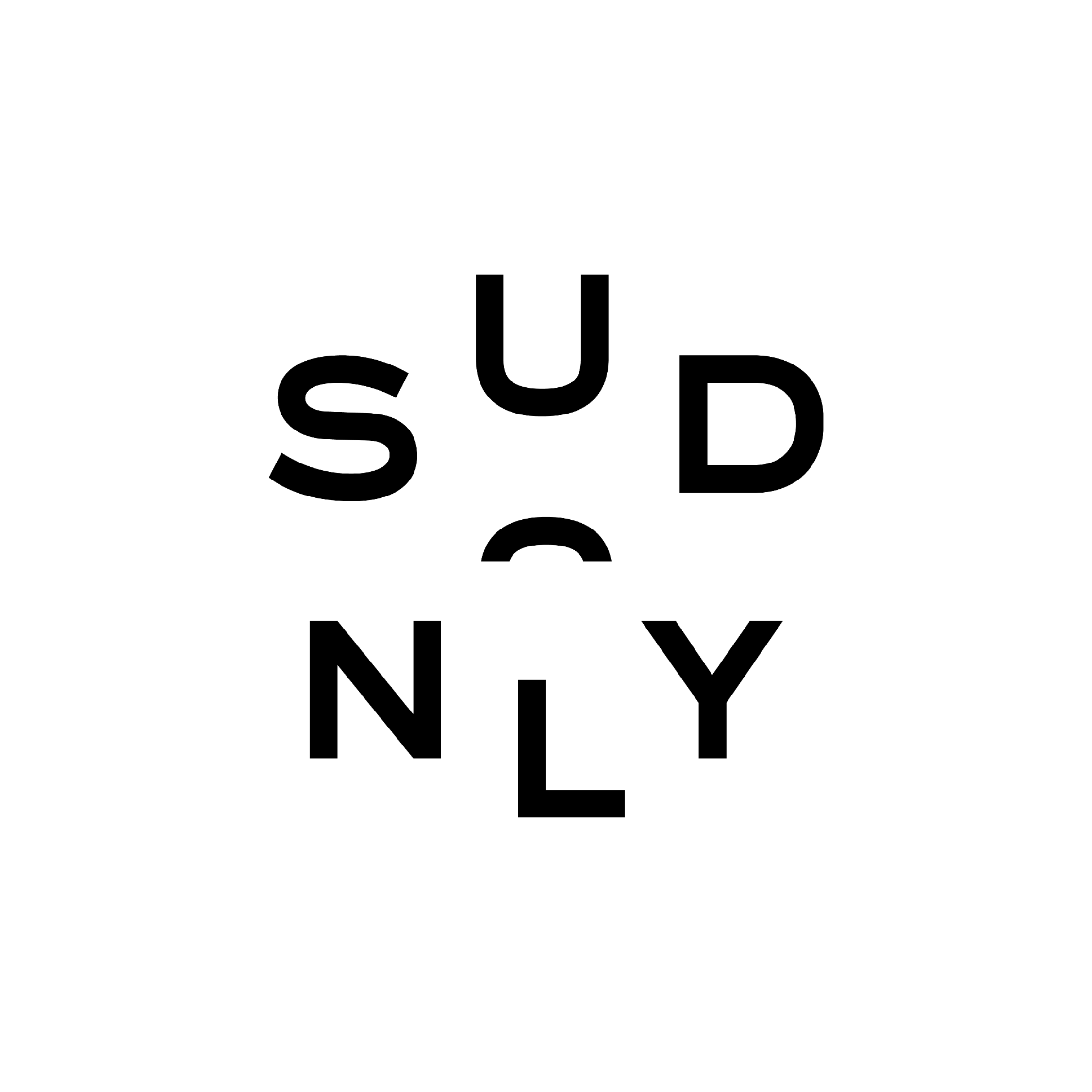 Logo noir du média Sudnly.